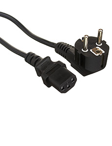 C13 - 90 degree angle Schuko